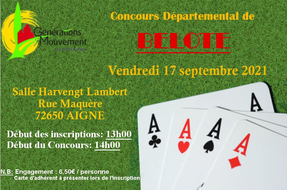 Annonce belote 2021
