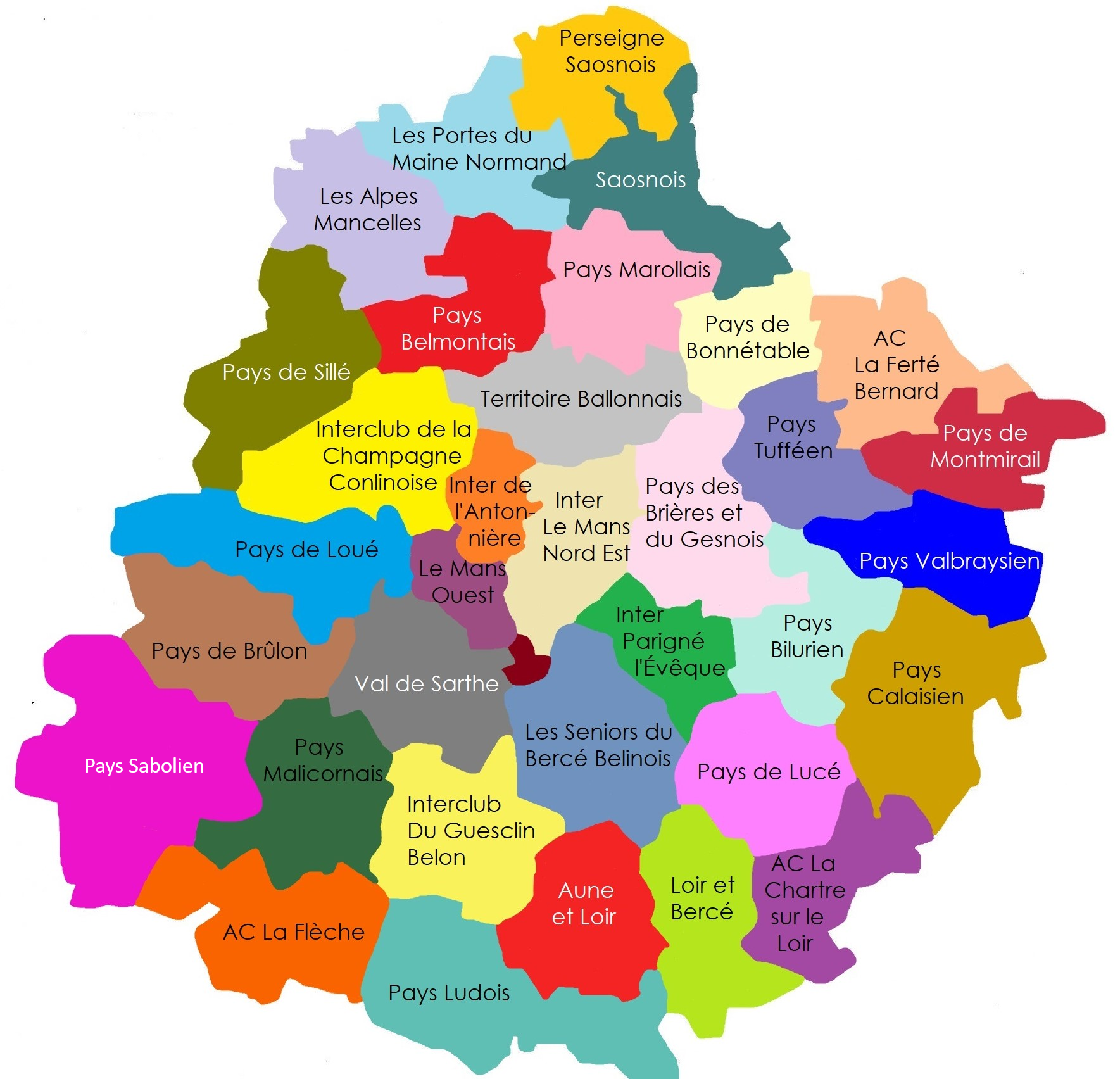 Carte associations gm